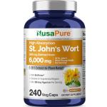 NusaPure St. John's Wort 6000mg Veggie Capsules