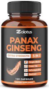 Korean Red Ginseng with Ginkgo Biloba Capsules