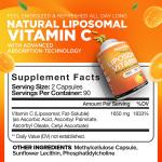 Liposomal Vitamin C 1600mg - 180 Capsules