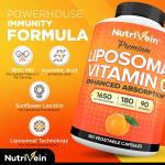 Liposomal Vitamin C 1600mg - 180 Capsules