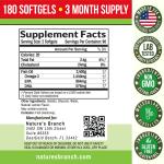 Triple Strength Omega 3 Fish Oil – 2400mg