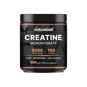 NatureBell Pure Creatine Monohydrate Powder 500g