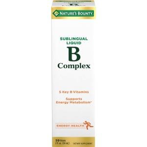 Nature's Bounty Sublingual Vitamin B Complex 2 oz