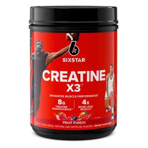 Six Star Creatine X3 BCAA Powder, Fruit Punch