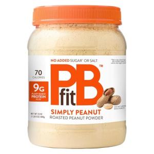 PBfit Pure Peanut Powder, Non-GMO Protein Boost