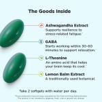 OLLY Ultra Strength Goodbye Stress Softgels - 60 Count