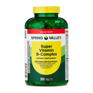 Spring Valley Super B-Complex 500 Tablets