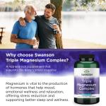 Swanson Triple Magnesium Complex, 400 mg, 300 Count