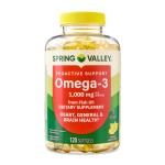 Spring Valley Omega-3 Fish Oil Softgels 1000 mg