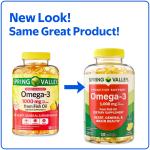 Spring Valley Omega-3 Fish Oil Softgels 1000 mg