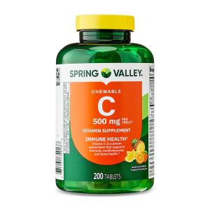 Spring Valley 500 mg Vitamin C Chewable Tablets