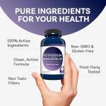 High Absorption Magnesium Potassium Supplement - 90 Ct