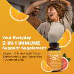Vitamin C & Zinc Support, 250 Veggie Capsules