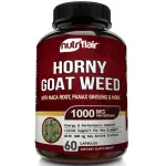 Horny Goat Weed, Maca & Ginseng Supplement 60 Caps