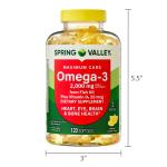 Spring Valley Omega-3 Fish Oil Softgels, 2000 mg