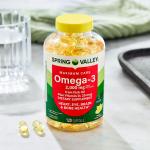 Spring Valley Omega-3 Fish Oil Softgels, 2000 mg