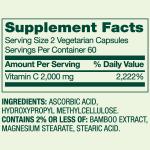 Spring Valley Ultra Strength Vitamin C 2000 mg 120 Capsules