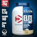 Dymatize Elite Whey Protein Powder, Vanilla, 5lb