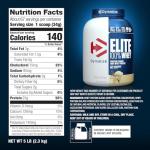 Dymatize Elite Whey Protein Powder, Vanilla, 5lb