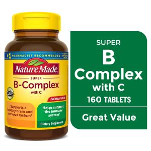 Nature Made Super B Complex with Vitamin C, 160 Count