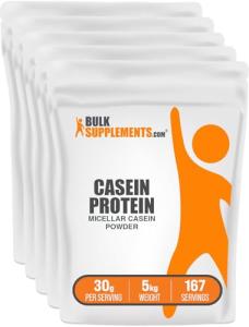 BulkSupplements Casein Protein Powder - 170 Servings