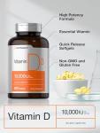 High Potency Vitamin D3 10000 IU - 500 Softgels