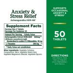Nature’s Bounty Ashwagandha Anxiety Relief 50 Ct