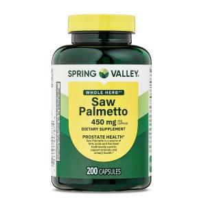 Spring Valley Saw Palmetto Capsules for Prostate Health