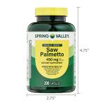 Spring Valley Saw Palmetto Capsules for Prostate Health