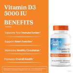 Doctor's Best Vitamin D3 5000IU, 180 Count