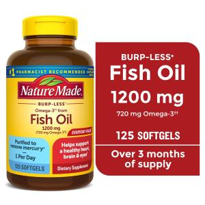 Nature Made Omega 3 Fish Oil Softgels 1200 mg