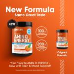 Optimum Nutrition Amino Energy Drink Powder, Tangerine