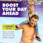 Iron Gummies with Vitamin C & B12 - 60 Count