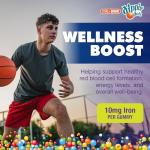 Iron Gummies with Vitamin C & B12 - 60 Count