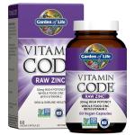 Garden of Life Raw Vegan Zinc Capsules with Vitamin C