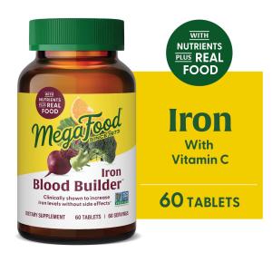 MegaFood Blood Builder 60 Tablets for Iron Boost