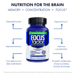 Focus Factor Extra Strength Brain Supplement 60ct