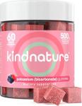 Kind Nature Potassium Gummies - 500mg, Vegan, 60 Count