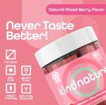 Kind Nature Potassium Gummies - 500mg, Vegan, 60 Count