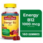 Nature Made Energy B12 Gummies 1000 mcg, 160 Count