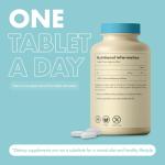 40mg Zinc Tablets – 400 Count, Vegan Friendly