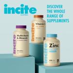 40mg Zinc Tablets – 400 Count, Vegan Friendly