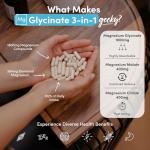 Magnesium Glycinate 3-in-1 Complex - 90 Vegan Capsules