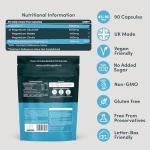 Magnesium Glycinate 3-in-1 Complex - 90 Vegan Capsules