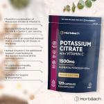 Potassium Citrate 1500mg with Vitamin C - 120 Tablets