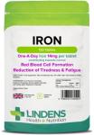 Lindens Iron 14mg - 120 Vegan Tablets