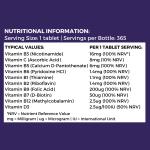 High Strength Vegan Vitamin B Complex - 365 Tablets