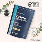 High Strength Copper Bisglycinate 10mg, 120 Tablets