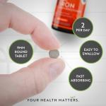 Vegan Iron Tablets 28mg - 180 Count