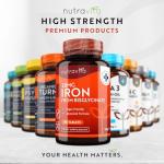 Vegan Iron Tablets 28mg - 180 Count